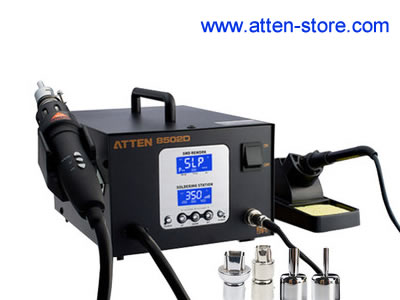 ATTEN AT-8502D 2 IN 1 Dual LCD Hot Air Rework Staion