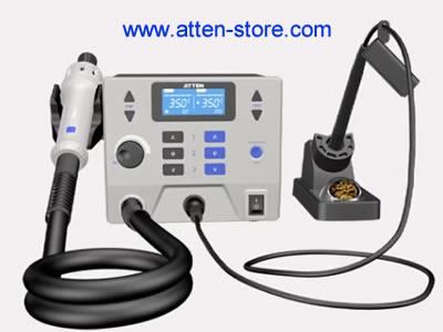 ATTEN ST-8602D 1300W 2 IN 1 Hot Air Desoldering Station