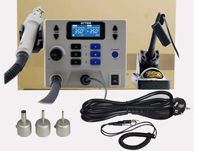 ATTEN ST-8602D 1300W 2 IN 1 Hot Air Desoldering Station